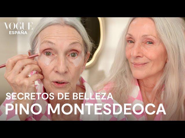 Pino Montesdeoca: rutina y maquillaje en rosas para piel madura | Secretos de Belleza | VOGUE España