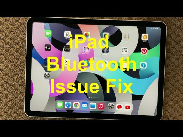 iPad Bluetooth Problem and Fix, How To Fix Bluetooth Issue on iPhone or iPad