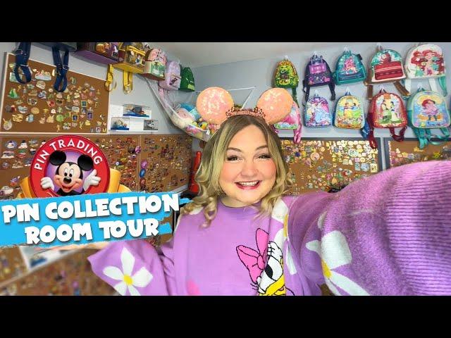 Disney Pins and Collectibles Room Tour | Loungefly, Plushie, and Mickey Ears!