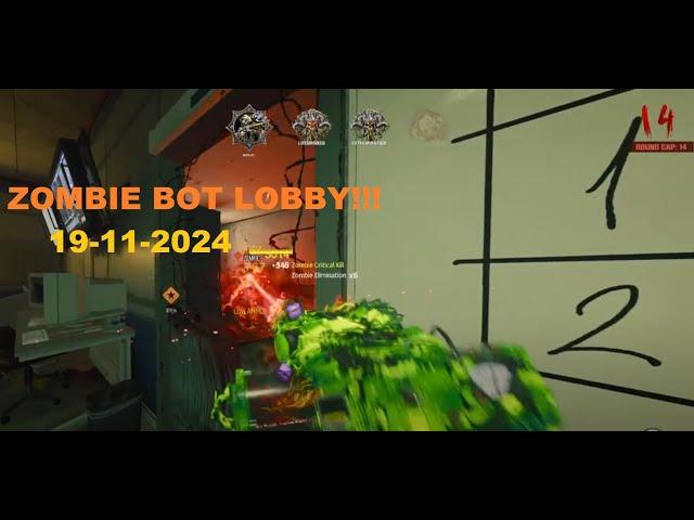 *NEW* TESTING BOT LOBBY GLITCH BO6 AFTER PATCH 23 11 2024 TODAY - ZOMBIES GLITCH! #mw3 #blackops6