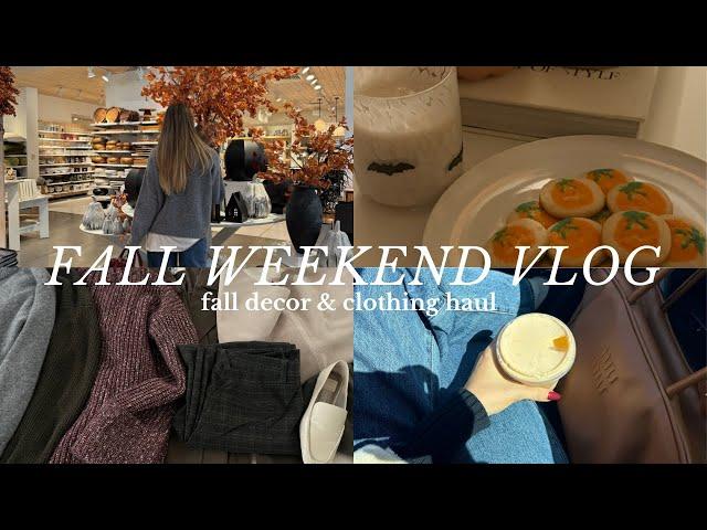 fall decor shopping + HUGE fall clothing haul