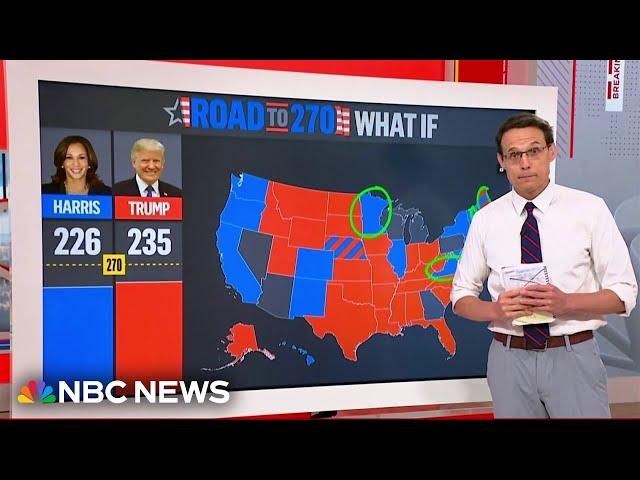 Kornacki breaks down how a Trump-Harris matchup would change the 2024 race