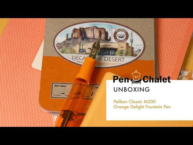 An Orange Delight - Pelikan Classic M200 Orange Delight Fountain Pen