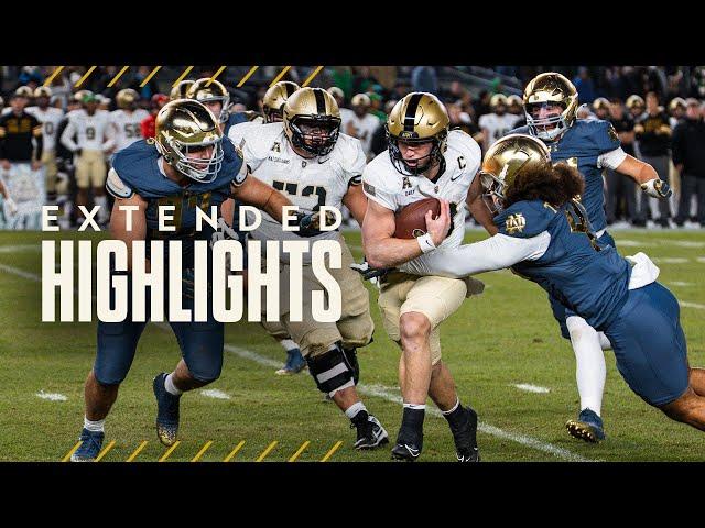 EXTENDED HIGHLIGHTS vs Army (2024 Shamrock Series) | Notre Dame Football