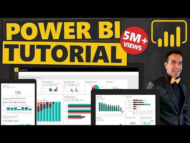 Power BI Tutorial From Beginner to Pro  Desktop to Dashboard in 60 Minutes ⏰