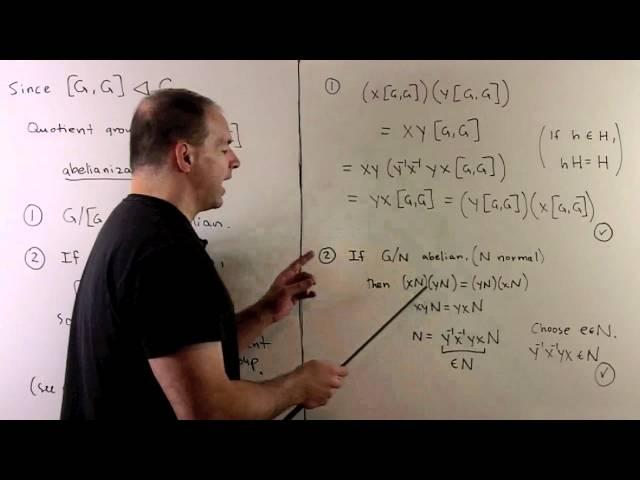 GT7. The Commutator Subgroup
