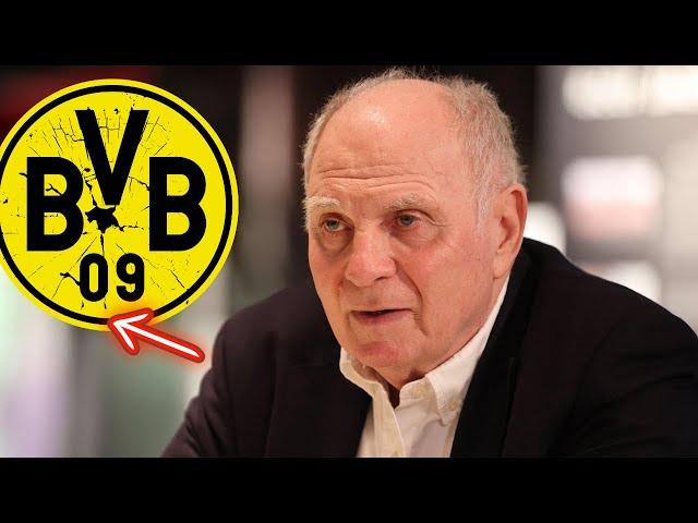 SKANDAL-KRITIK: Uli Hoeness SCHOCKIERT Dortmund mit HARTER BVB-KRITIK | nachrichten bvb