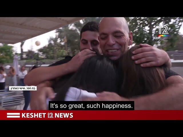 A moving meeting between survivors and their rescuers from Hamas - Keshet 12 News (IL) - 15.10.23