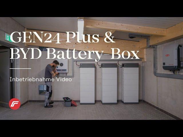 Inbetriebnahme des GEN24 Plus und der BYD Battery-Box