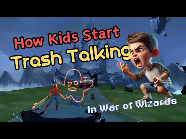 Toxic kid starts trash talking after getting smooshed in War of Wizards VR (FULL MATCH!)