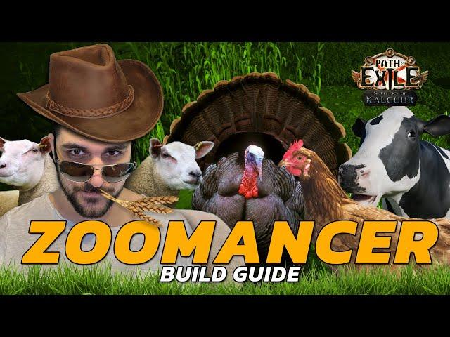CONTROL AN ARMY OF ANIMALS!! - PoE Zoomancer Build Guide [3.25]