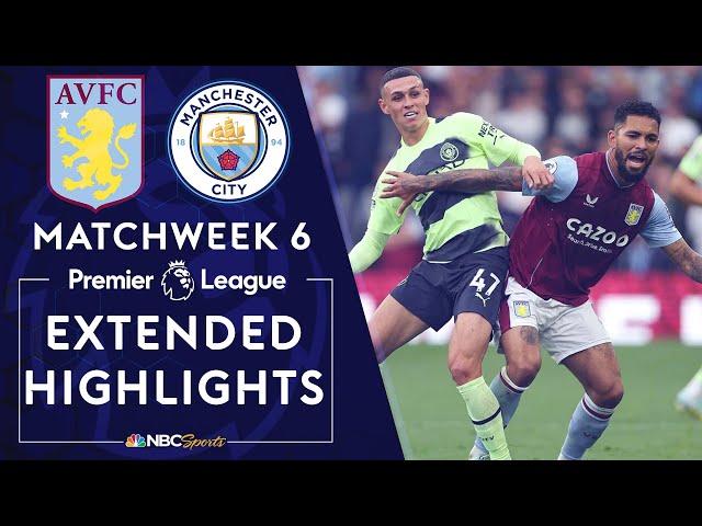 Aston Villa v. Manchester City | PREMIER LEAGUE HIGHLIGHTS | 9/3/2022 | NBC Sports