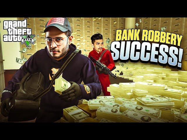 FIRST EVER BANK ROBBERY IN THE CITY  || GTA 5 RP