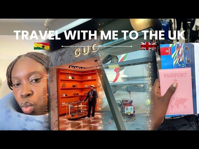 Travel with me to THE UK  from  | UK Travel Vlog | Flying EMIRATES for the first time.......