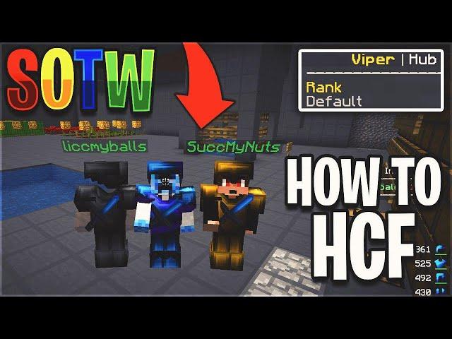 *REAL* How to HCF (No Ranks, Keys, or Kits) #1 - SOTW | Minecraft HCF