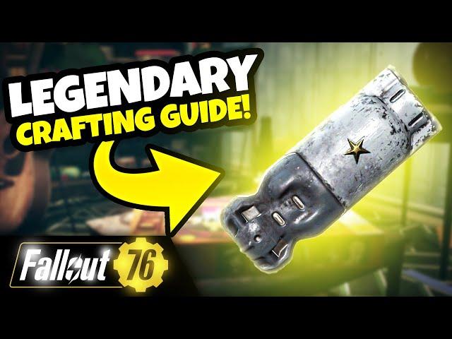 How to Craft LEGENDARY Weapons, Armor & PA (How To Get Cores & Modules) - Fallout 76 Steel Reign