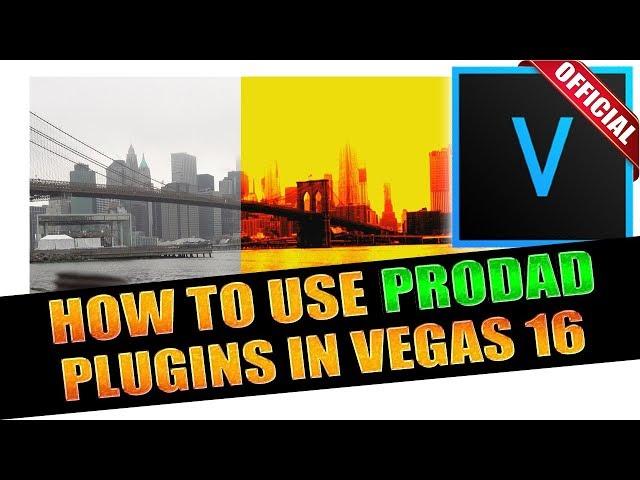 How to use ProDAD Plugins ‍ VEGAS Pro 16 Tutorial #54 ️