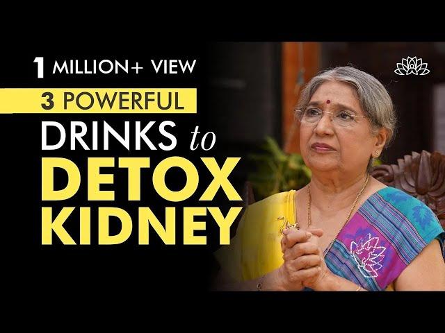 Health Tips || Top 3 nutritious kidney detox drinks | Dr. Hansaji Yogendra