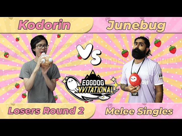 KoDoRiN (Marth) vs Junebug (Donkey Kong) - Eggdog Invitational 2024 - Melee Singles: Losers Round 2