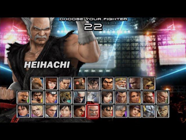 Tekken 5 PS2 Heihachi Playthrough 24/11/24