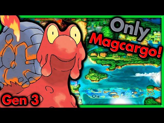 Can I Beat Pokemon Emerald with ONLY Magcargo?  Pokemon Challenges ► NO ITEMS IN BATTLE