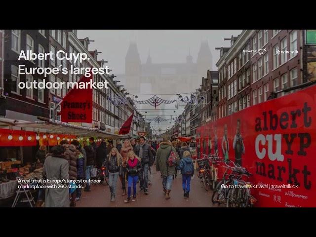 I Amsterdam, the slogan for Amsterdam in the Netherlands, travel with us