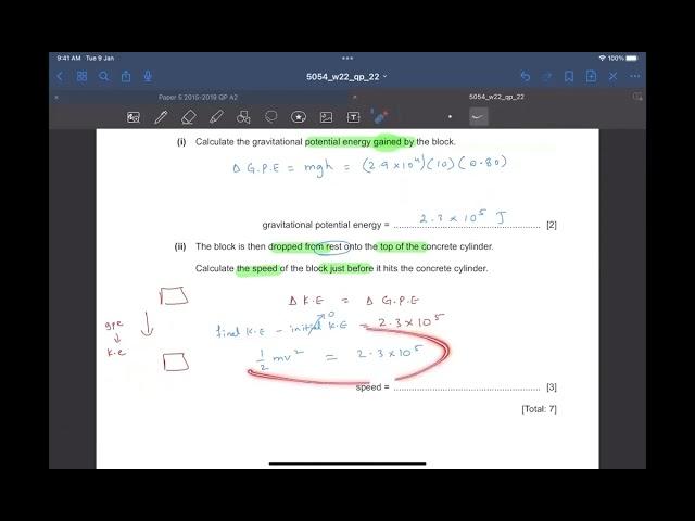 O level Physics 5054 Oct/Nov 2022 Paper 22 Past Paper Solution