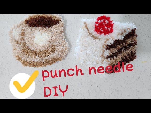 韓國Daiso新品/ Punch Needle 杯墊DIY/ 다이소펀치니들DIY키트