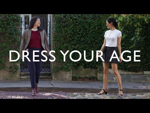 How To Dress Your Age - Tips For Your 20's, 30's, 40's, 50's and Beyond