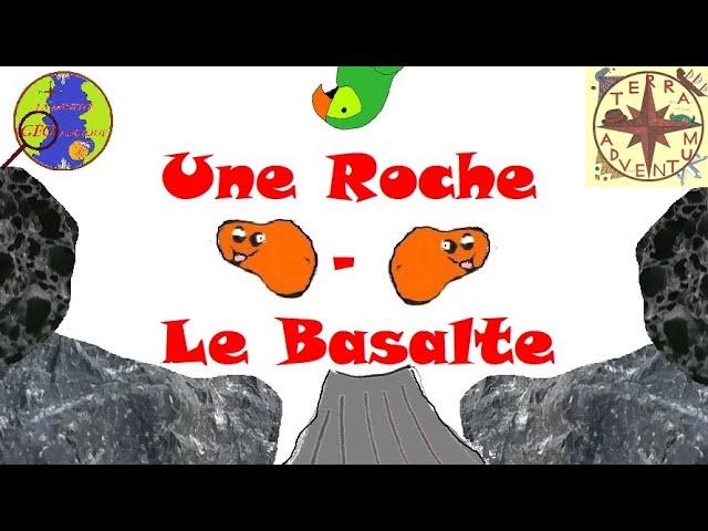 Une roche - le Basalte [Minute géologique #27]