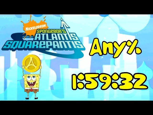 [WR] SpongeBob's Atlantis SquarePantis - Any% Speedrun in 1:59:32