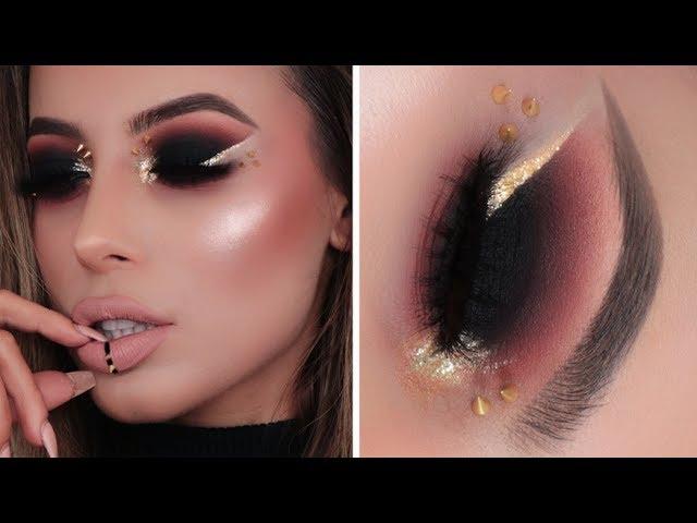 SASSY BLACK AND GOLD GRUNGE INVISIBLE EYELINER TUTORIAL