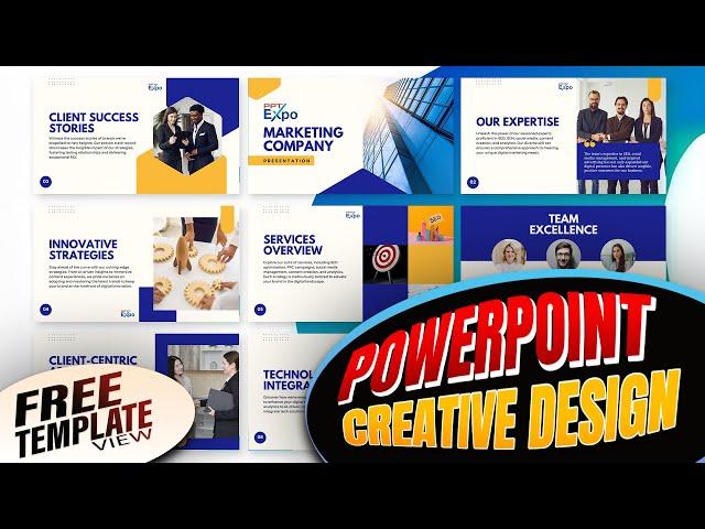 Free Creative PPT Template View #pptexpo #powerpoint #animation #presentation Business Presentation