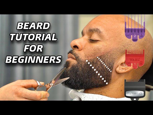 How To Fade And Shape a PERFECT Beard | Easy Barber Tutorial