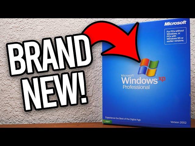 The Windows eXPerience - Unboxing a BRAND NEW Copy of XP!