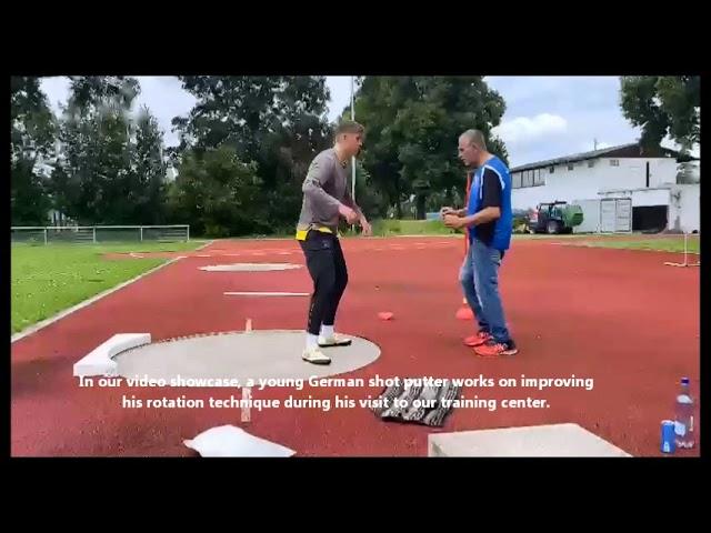 SHOT PUT with ROTATION TECHNIQUE