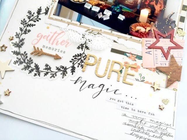 "Pure Magic" ~ Scrapbooking Process Video + + + INKIE QUILL