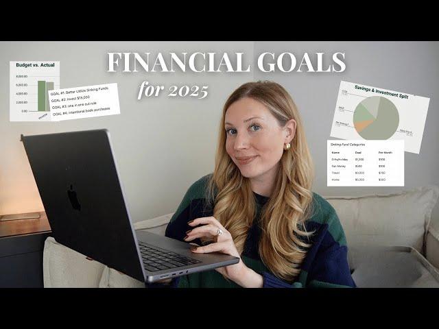 MY 2025 FINANCIAL GOALS   saving, investing, my money mindset & how I'm going to achieve them