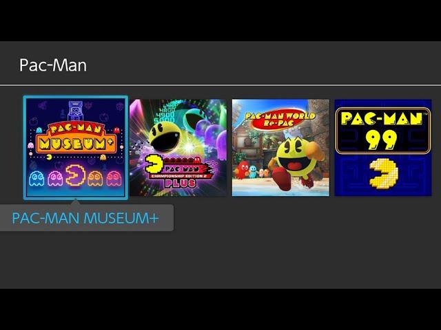 Pac-Man Museum+,Pac-Man Championship Edition 2 Plus,Pac-Man World Re-PAC,Pac-Man 99 [Switch]