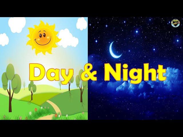 Day and Night sky for Kids | Day and Night |  Things we see during Day |Things we see during Night