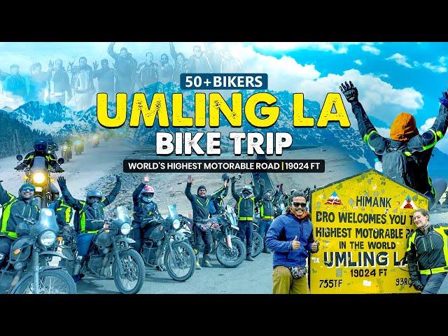 Umling La Pass Bike Trip Ladakh | World's Highest Motorable Pass | Hanle to Umling La