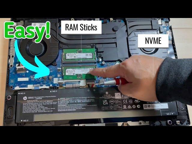 How to Upgrade RAM   HP Victus 16 Gaming Laptop