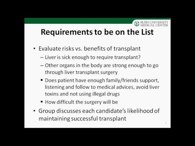 Overview of Liver Transplantation Webinar