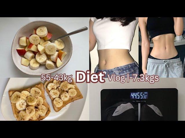 Diet vlog | -7.3kgs,  Apple, Banana, Sardines and Veges Diet, What I've been eating for weight loss