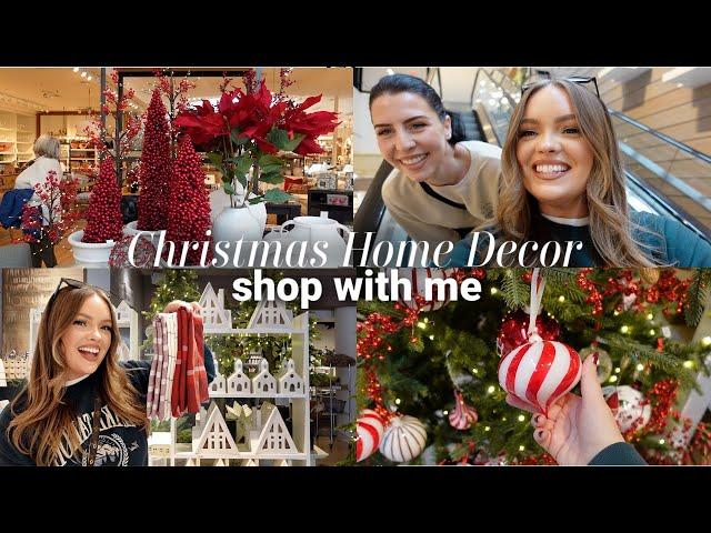 *NEW* CHRISTMAS DECOR SHOP WITH ME  Pottery Barn + Crate & Barrel - Holiday 2024!