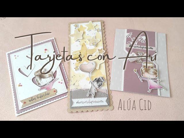 TARJETAS con la colección ARI de ALÚA CID.