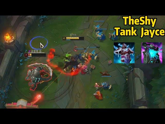 TheShy Tank Jayce: He DESTROYED KR Master with TANK JAYCE!