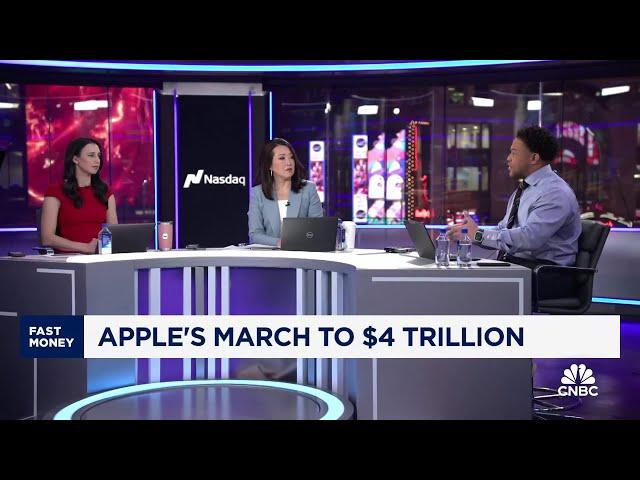 'Fast Money' traders talk Apple's march to $4 trillion