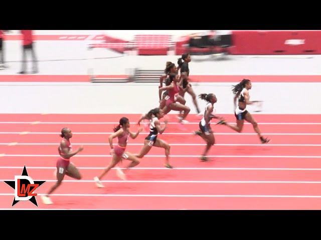 Aleia Hobbs leads American podium sweep in Boston 60m | D-Limitz TV