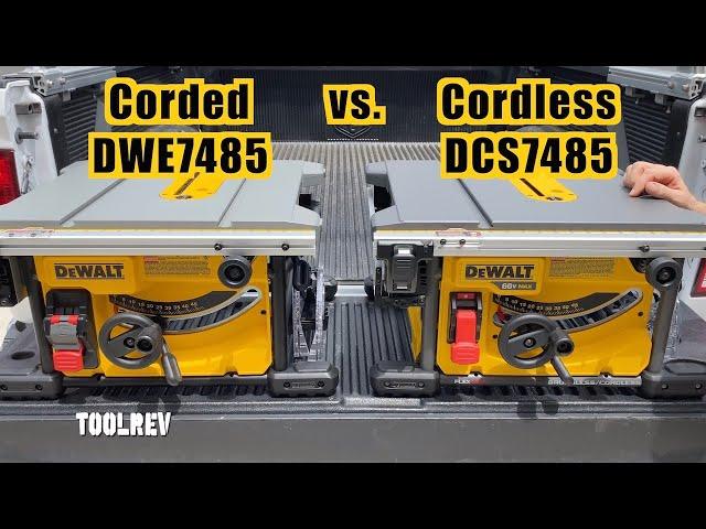 DeWalt DWE7485 vs DCS7485: Ultimate Table Saw Comparison & Review 